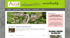 Desktop Screenshot of mairie-aureil.fr