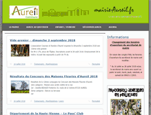 Tablet Screenshot of mairie-aureil.fr